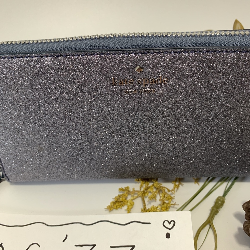 Kate Spade Joeley Glitter Wallet - Picture 2 of 8